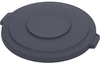 A Picture of product 963-130 Bronco™ Round Waste Container Lid. 32 gal. Gray.