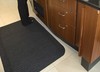 A Picture of product 963-146 Hog Heaven Fashion Anti-Fatigue Indoor Mat. 2X3 ft. Coal Black.