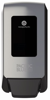 GP Pacific Blue Ultra™ Soap/Sanitizer Dispenser. 5.063 X 6.188 X 12.125 in. Brushed Stainless Steel.
