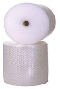 Bubble Wrap with 12 inch Perforations and 3/16 inch bubbles.  12 in X 750 ft.