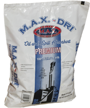 M.A.X.-DRI™ Clay Granular Absorbent. 40 lb. 50 Bags/Pallet