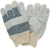 A Picture of product STZ-X7061 Gunn Cut Leather Gloves. Women's size. Green and Pink. 10 dozen.