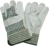 A Picture of product STZ-X7081 Gunn Cut Leather Gloves. Women's size. Green and Pink. 10 dozen.
