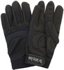 A Picture of product STZ-G5072 High Dexterity Stretch Nylon Mechanics Gloves with Vibration Absorbing Palms. Size Medium. Black.