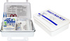 A Picture of product STZ-K1020 25 Person Plastic First Aid Kit with Wall Mountable Handle. 12 kits per case.