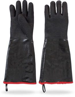 Neoprene Fryer Gloves. Size Large. Black.