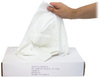 A Picture of product 966-896 APRON 2MIL DISPOSABLE 28X46 WHT. HEAVY WEIGHT 2 MIL DISPENSER BOXED 5 BOXES OF 100 PER CASE.