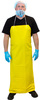 A Picture of product 968-523 Yellow Vinyl Aprons. 35″ x 50″, 0.35 mm, 50 Aprons/Case.
