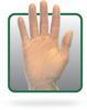 A Picture of product 965-478 Glove Clear Premium Powder Free Vinyl, Size 2X, 100/BX 10BX/CS, 4.5mil
