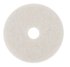 A Picture of product 966-791 3M™ White Super Polish Floor Pads 4100 Low-Speed Polishing 24" Diameter, 5/Carton