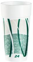 Foam Cup.  24 oz.  Impulse Design.  20 Cups/Sleeve.