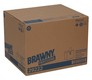 A Picture of product GEP-29222 Brawny Professional® Light Duty 2-Ply Paper Wipers.  20 Boxes/Case. 148 Wipers/Box.  8" x 12.5" Sheet. P100 Disposable Cleaning Towel, Tall Box, Brown