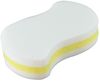 A Picture of product 963-231 Super Amazing Eraser Sponge. 6.25 X 2.75 X 1.5 in. White and Yellow. 12 count.