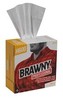 A Picture of product GEP-29316 Georgia Pacific® Professional Brawny Industrial® Lightweight Disposable Shop Towel, 9 1/10" x 12 1/2", White, 200/Box  H600 Disposable Cleaning Towel, Tall Box, 10 Boxes per Case.