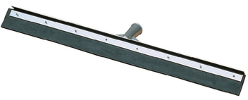 Straight Blade Rubber Floor Squeegee with Metal Frame. 18 in. Black.