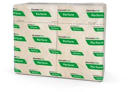 Cascades PRO Perform™ interfold napkins.  Natural 1-ply.  12.6 x 8.5 in