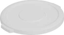 Bronco™ Round Waste Bin Food Container Lid. 2.13 X 16 in. 10 gal. White.