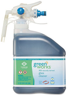 Clorox® Green Works® Glass Cleaner Concentrate with DMS (Dilution Made Simple) System. 101 oz. 2 count.