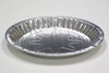 A Picture of product 329-122 Medium Aluminum Pie Plate. 9 in. Silver. 400 count.