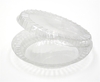 A Picture of product 329-311 Showpie® Shallow Hinged Lid Packaging. 9 in. Clear. 120 count.