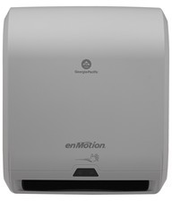 GP enMotion® 10” Automated Touchless Roll Paper Towel Dispenser. 14.7 X 9.5 X 17.3 in. Gray.