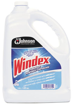 Windex Amon-D Glass Cleaner Refill. 1 gal bottle. 4/cs.