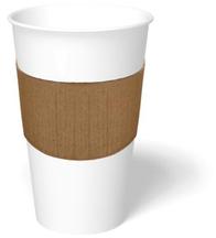 Kraft Cup Buddy® Hot Cup Sleeves. Unprinted.. For 10-24 oz Cups. Recyclable and compostable. 1200/cs.
