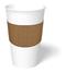 A Picture of product 967-469 Kraft Cup Buddy® Hot Cup Sleeves. Unprinted.. For 10-24 oz Cups. Recyclable and compostable. 1200/cs.