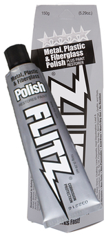 FLITZ POLISH ALL METALS 150GRM. CONCENTRATED CREAM CLEANS, POLISHES, DEOXIDIZES & PROTECTS VARIOUS SURFACES. 10/Case