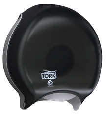 Tork Jumbo Single Roll Bath Tissue Roll Dispenser. 12 X 10.6 X 5.8 in. Smoke color.